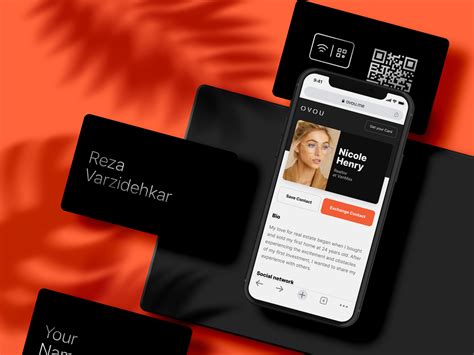 ovou smart business card|smart digital business card.